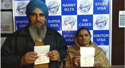 Congratulation to Mr.Jagtar Singh & his wife for Canada Visitor Visa